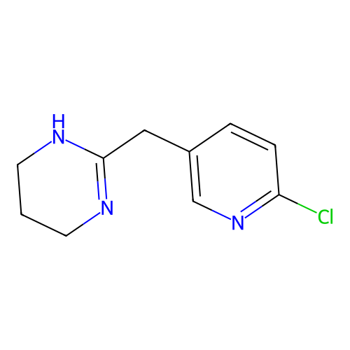 2-(6-Chloro-3-pyridyl)methyl-1,4,5,6-tetrahydropyrimidine structure