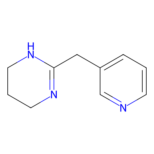 2-(Pyridin-3-ylmethyl)-1,4,5,6-tetrahydropyrimidine structure