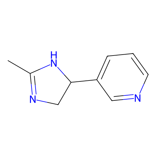 2-Methyl-5-(3-pyridyl)-2-imidazoline structure
