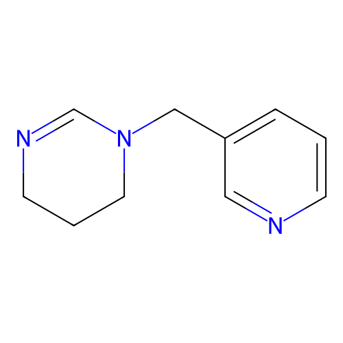 1-(pyridin-3-ylmethyl)-5,6-dihydro-4H-pyrimidine structure