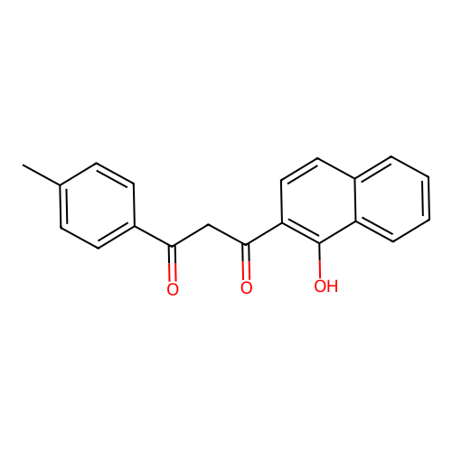 1-(1-Hydroxynaphthalen-2-yl)-3-(4-methylphenyl)propane-1,3-dione structure