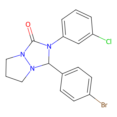C17H15BrClN3O structure