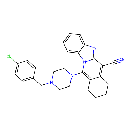 C27H26ClN5 structure