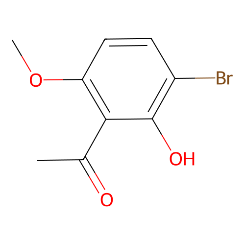 1-(3-Bromo-2-hydroxy-6-methoxyphenyl)ethanone structure
