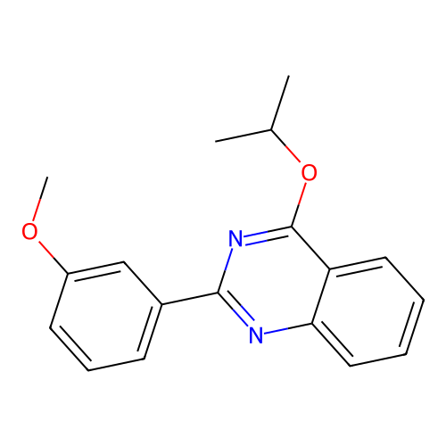 2-(3-Methoxyphenyl)-4-propan-2-yloxyquinazoline structure