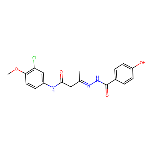 C18H18ClN3O4 structure