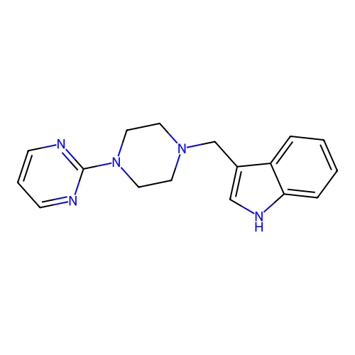3-{[4-(Pyrimidin-2-yl)piperazin-1-yl]methyl}-1h-indole structure