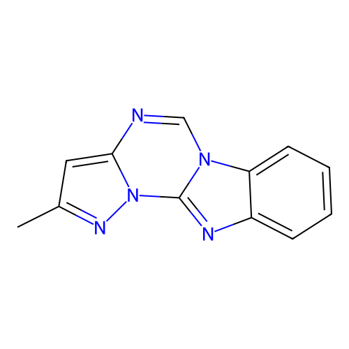 2-Methylbenzo[4,5]imidazo[1,2-a]pyrazolo[1,5-c][1,3,5]triazine structure