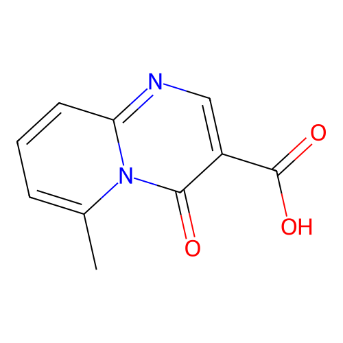 4H-Pyrido(1,2-a)pyrimidine-3-carboxylic acid, 6-methyl-4-oxo- structure