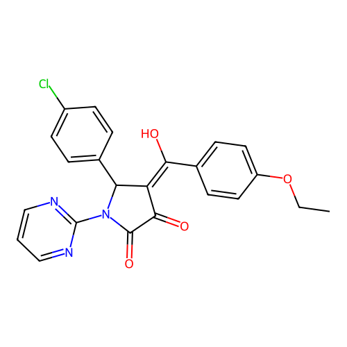 C23H18ClN3O4 structure