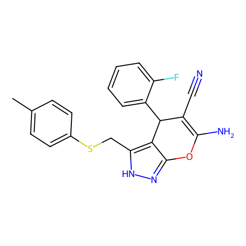 C21H17FN4OS structure