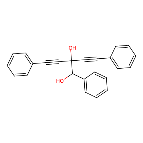 1,4-Diphenyl-2-(phenylethynyl)-3-butyne-1,2-diol structure
