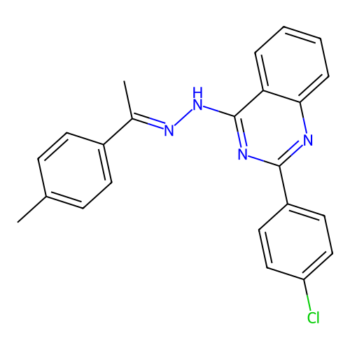 C23H19ClN4 structure
