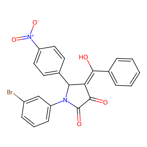 C23H15BrN2O5 structure