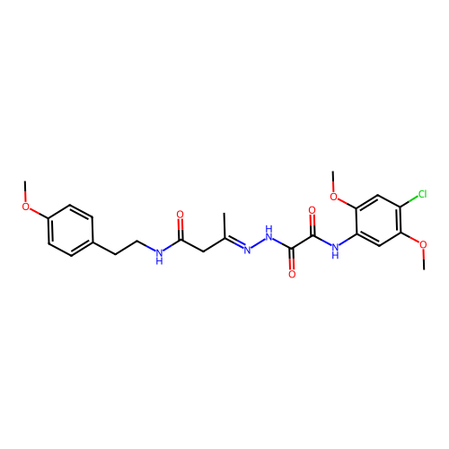 C23H27ClN4O6 structure