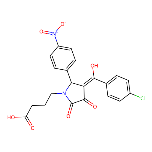 C21H17ClN2O7 structure