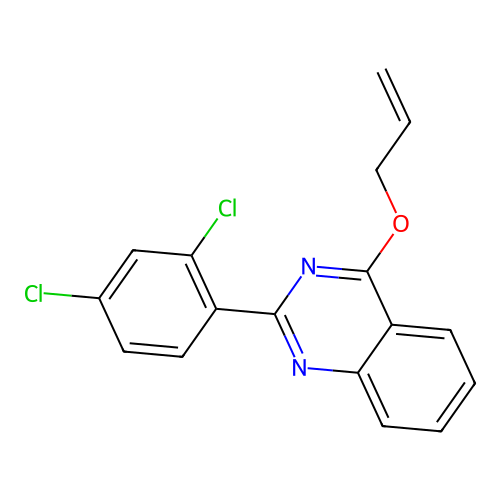 2-(2,4-Dichlorophenyl)-4-(prop-2-en-1-yloxy)quinazoline structure