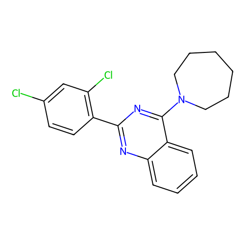 4-(Azepan-1-yl)-2-(2,4-dichlorophenyl)quinazoline structure