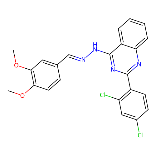 C23H18Cl2N4O2 structure