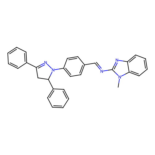 C30H25N5 structure