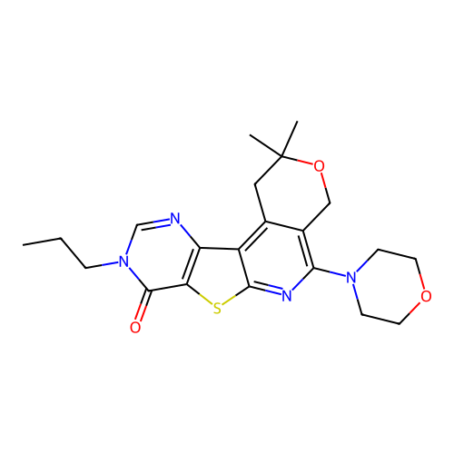 C21H26N4O3S structure