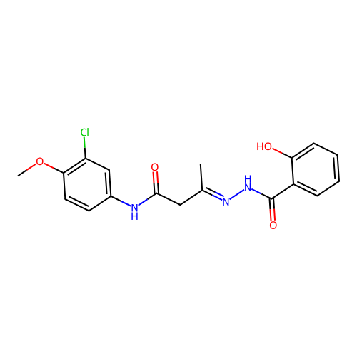 C18H18ClN3O4 structure