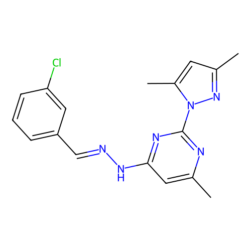 C17H17ClN6 structure