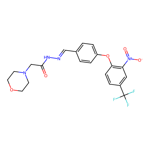 C20H19F3N4O5 structure