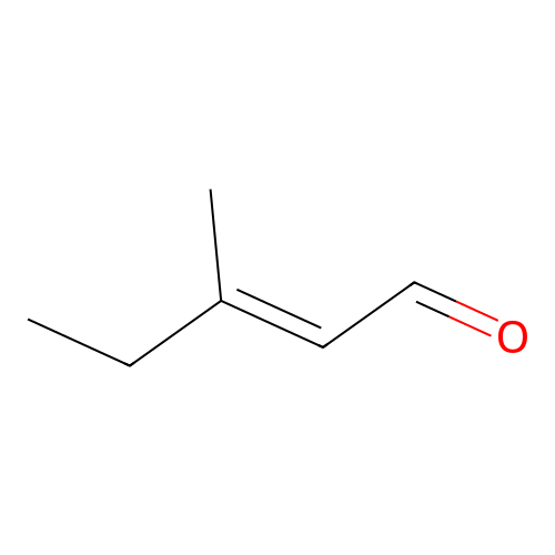 3-Methylpent-2-enal structure