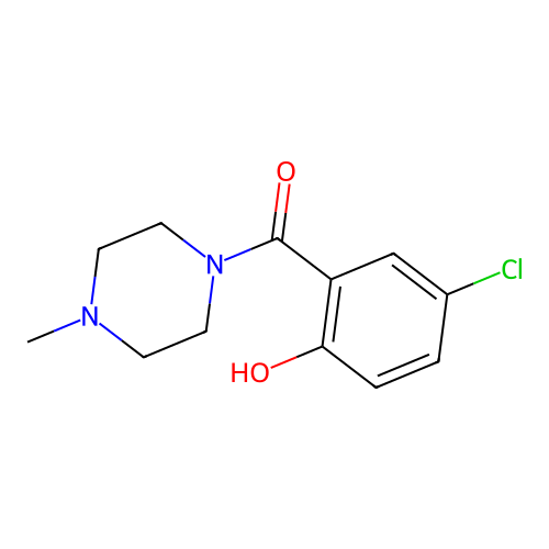 (5-Chloro-2-hydroxyphenyl)-(4-methylpiperazin-1-yl)methanone structure