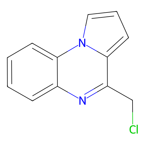 Pyrrolo[1,2-a]quinoxaline, 4-(chloromethyl)- structure