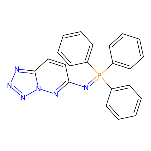 6-[(Triphenyl-lambda~5~-phosphanylidene)amino]tetrazolo[1,5-b]pyridazine structure