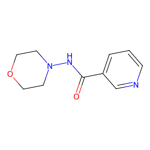 N-morpholin-4-ylpyridine-3-carboxamide structure