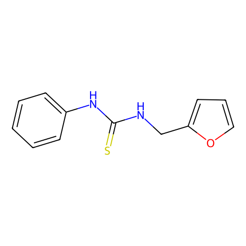 1-Furfuryl-3-phenyl-2-thiourea structure