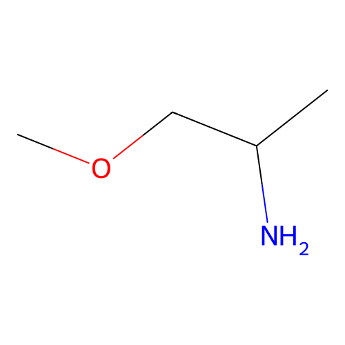 Methoxyisopropylamine structure