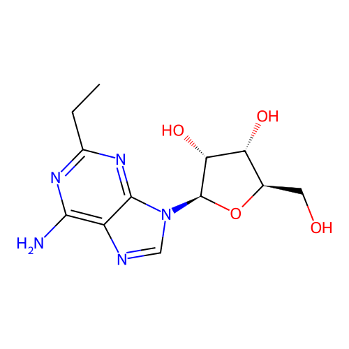 2-Ethyladenosine structure
