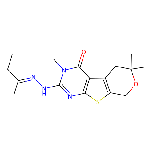 C16H22N4O2S structure
