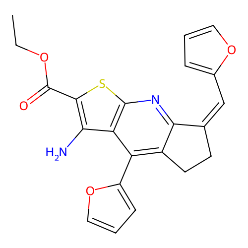 C22H18N2O4S structure