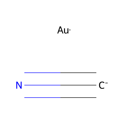 氰化金 structure