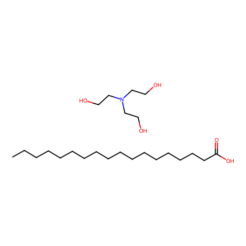 Trolamine stearate structure