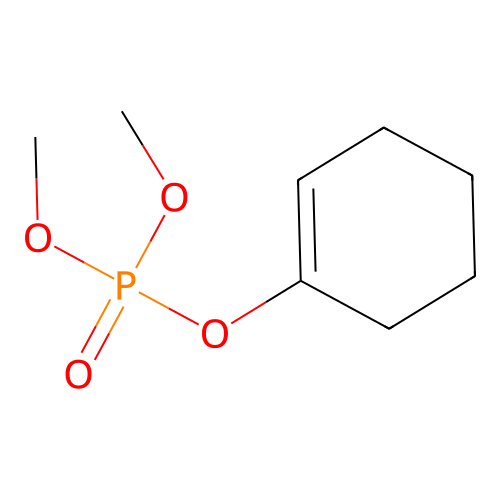 1-Cyclohexen-1-yl dimethyl phosphate structure