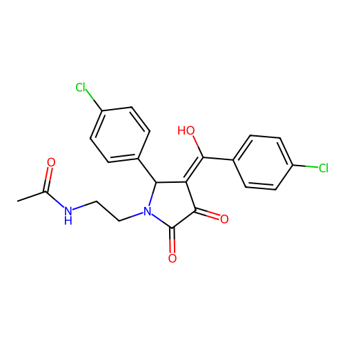 C21H18Cl2N2O4 structure