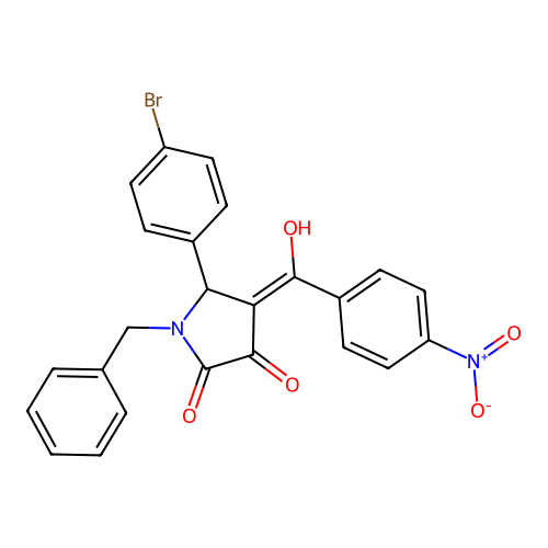 C24H17BrN2O5 structure