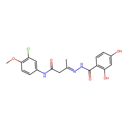 C18H18ClN3O5 structure