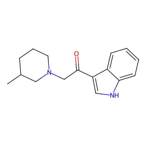 1-(1H-indol-3-yl)-2-(3-methylpiperidin-1-yl)ethanone structure