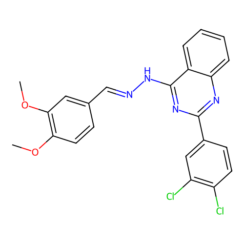 C23H18Cl2N4O2 structure