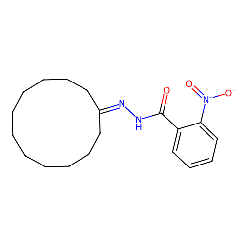 N'-cyclododecylidene-2-nitrobenzohydrazide structure