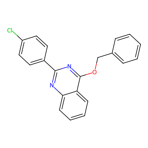 4-(Benzyloxy)-2-(4-chlorophenyl)quinazoline structure