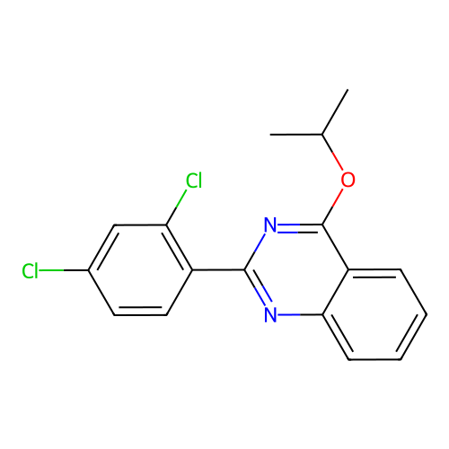 2-(2,4-Dichlorophenyl)-4-(propan-2-yloxy)quinazoline structure
