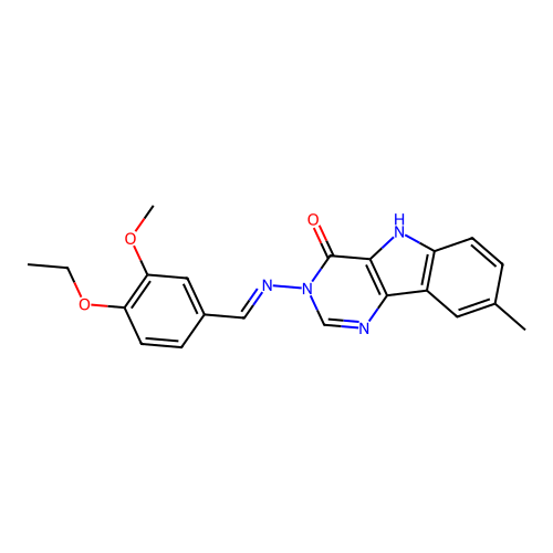 C21H20N4O3 structure